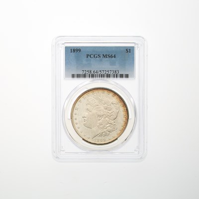 Lot 46 - United States 1899 Morgan Dollar - PCGS MS-64