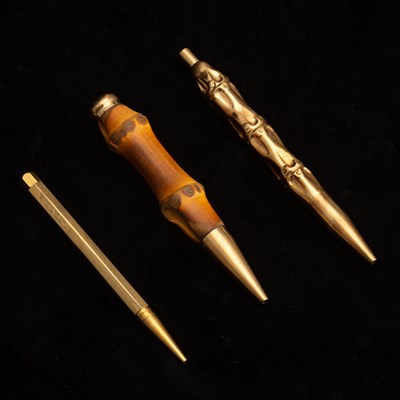 Lot 272 - Two Gold and Metal Pencils