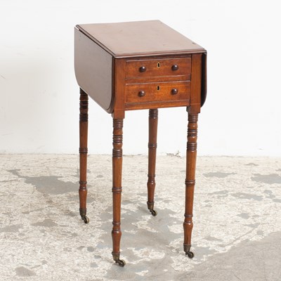 Lot 10 - Mahogany Drop Leaf Side Table