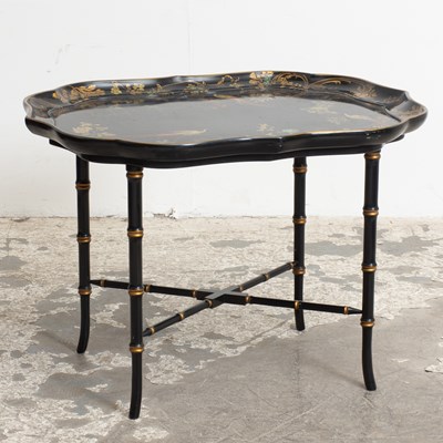 Lot 50 - Victorian Style Tray Top Low Table