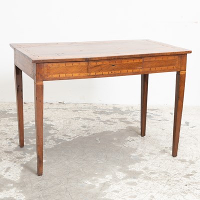 Lot 15 - Italian Fruitwood Writing Table