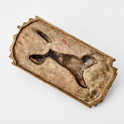Lot 100 - Russian Gilt-Bronze Model of a Resting Bear