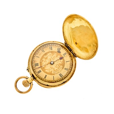 Lot 2199 - Gold Hunting Case Pocket Watch