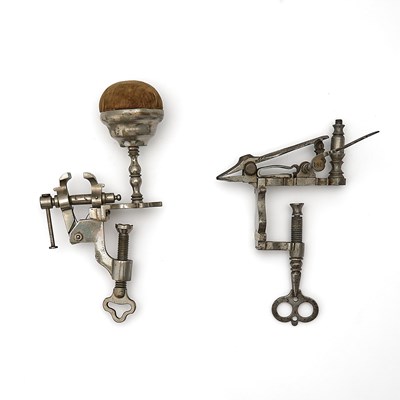 Lot 292 - Two Steel Sewing Clamps