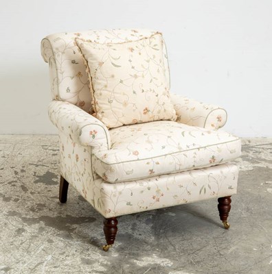 Lot 350 - Upholstered Club Chair