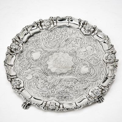Lot 160 - George III Sterling Silver Salver