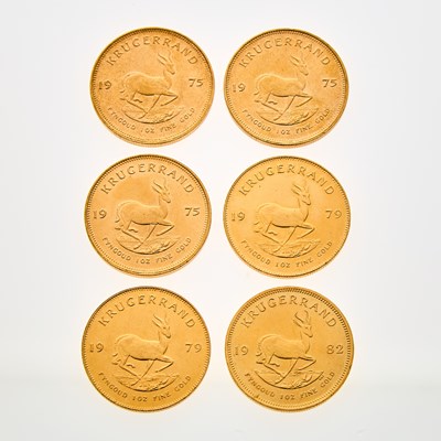 Lot 58 - South Africa - Group of One-Ounce Krugerrands