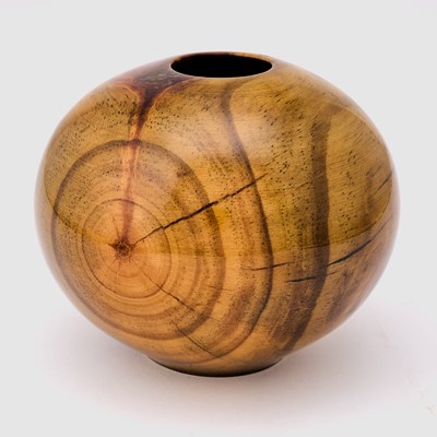 Lot 1121 - Matt Moulthrop Loblolly Pine Turned Mini Globe