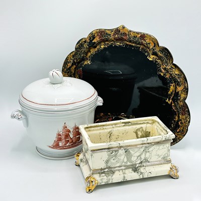 Lot 1159 - Three Decorative Table Articles