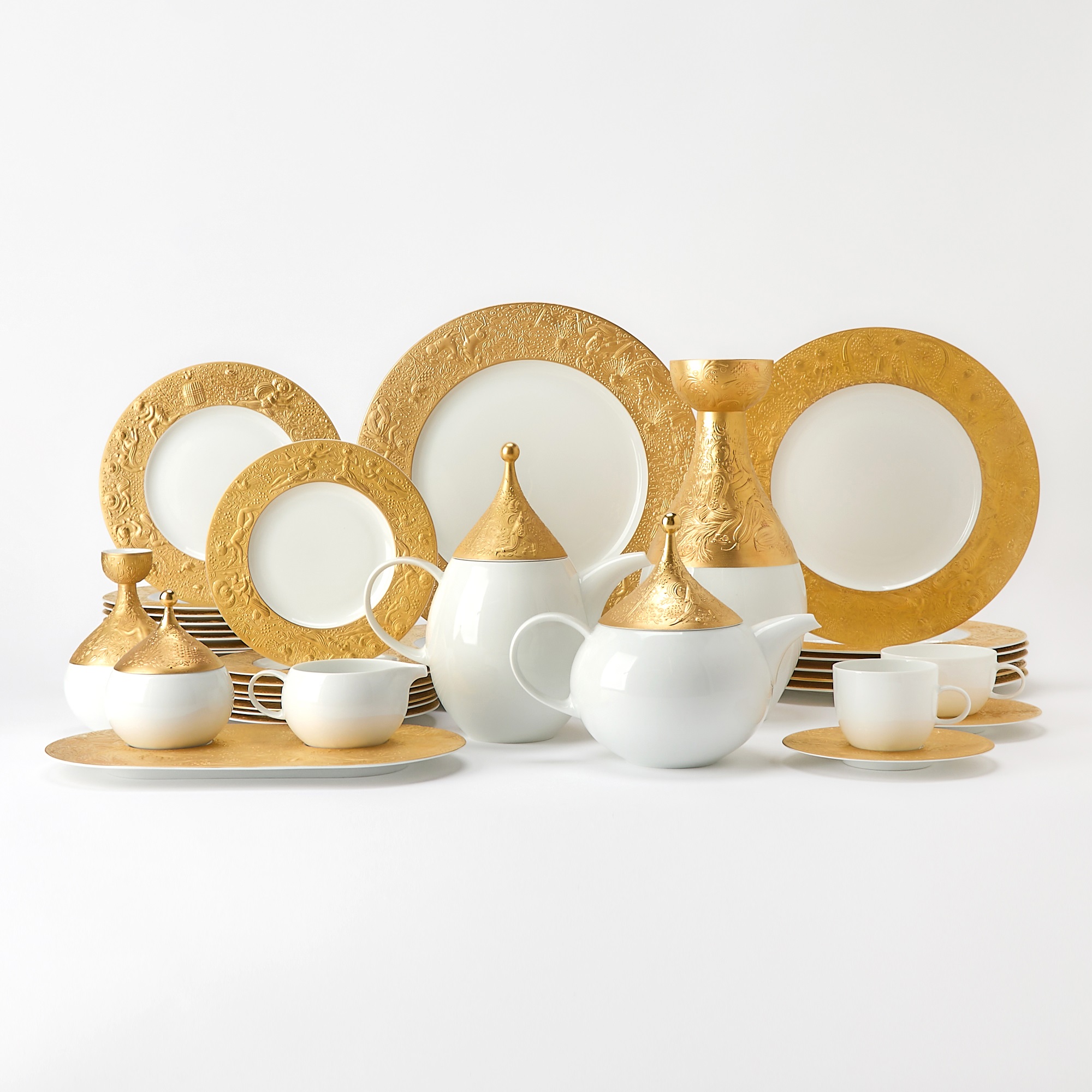 Lot 62 - Bjorn Wiinblad for Rosenthal Gilt Decorated