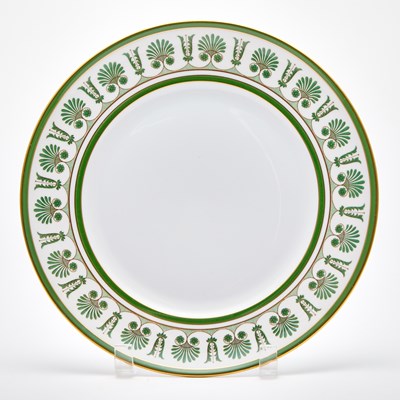 Lot 192 - Richard Ginori Porcelain 'Green Ercolano' Pattern Dinner Set