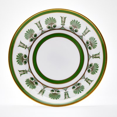 Lot 192 - Richard Ginori Porcelain 'Green Ercolano' Pattern Dinner Set