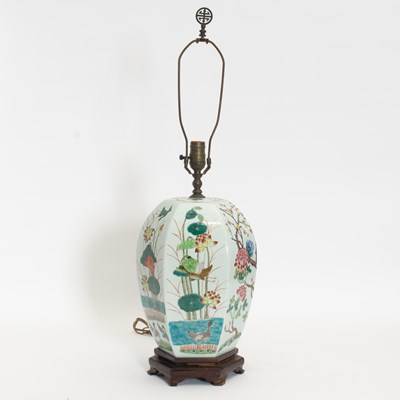 Lot 26 - Chinese Porcelain Lidded Jar