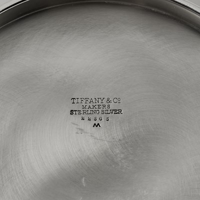 Lot 85 - Tiffany & Co. Sterling Silver "Exposition" Pattern Fruit Bowl and Stand