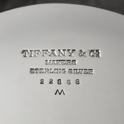 Lot 85 - Tiffany & Co. Sterling Silver "Exposition" Pattern Fruit Bowl and Stand