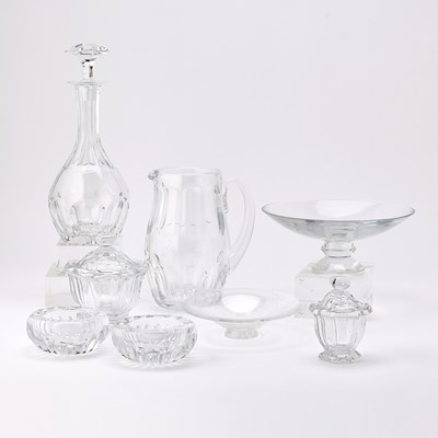 Lot 121 - Group of Baccarat Blown Glass Table Articles