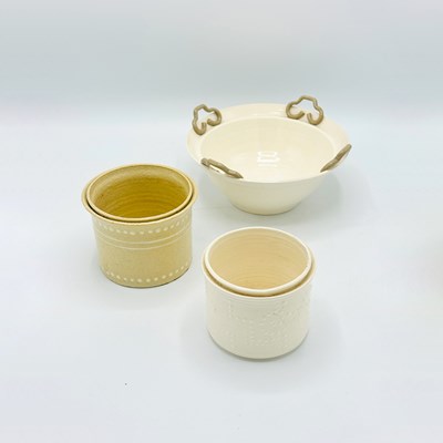 Lot 1185 - Group of Three Roy Hamilton Pottery Table Articles