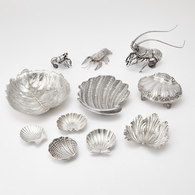 Lot 216 - Group of Eight Buccellati Silver Table Ornaments