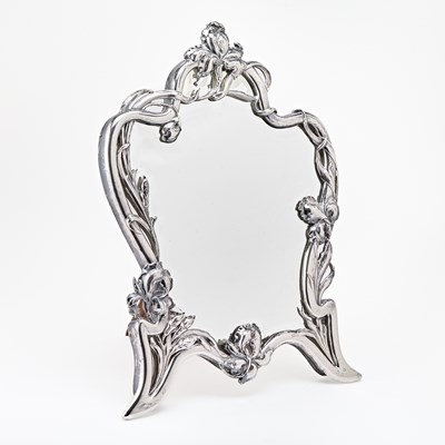 Lot 205 - Austrian Art Nouveau Silver Table Mirror
