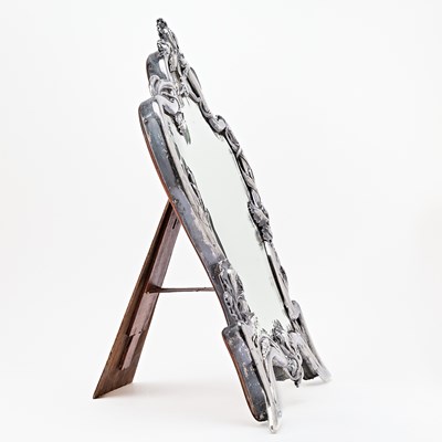 Lot 168 - Austrian Art Nouveau Silver Table Mirror