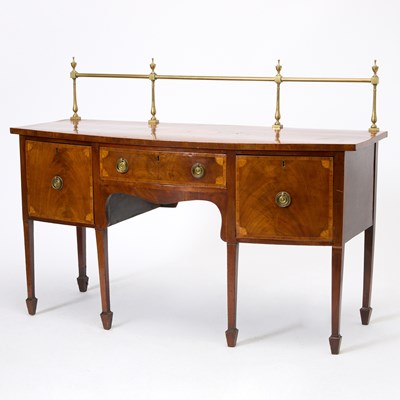 Lot 99 - George III Inlaid Mahogany Sideboard