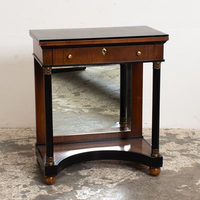 Lot 152 - Regency Style Console Table with Mirrored Base
