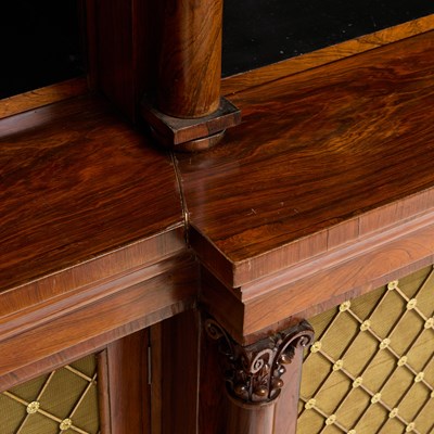 Lot 204 - William IV Rosewood Breakfront Bookcase