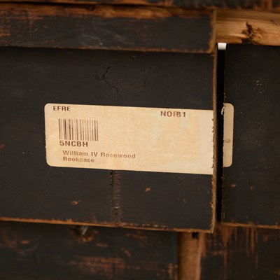 Lot 204 - William IV Rosewood Breakfront Bookcase