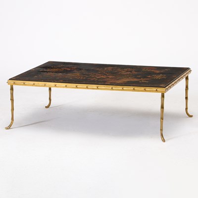 Lot Chinoiserie Decorated Lacquer Low Table