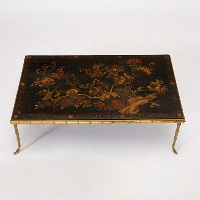 Lot 130 - Chinoiserie Decorated Lacquer Low Table
