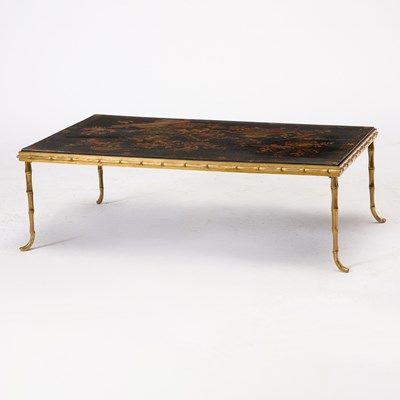 Lot 130 - Chinoiserie Decorated Lacquer Low Table