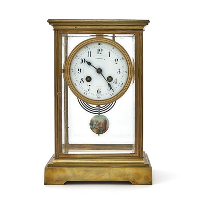 Lot 144 - Tiffany & Co. French Bronze Mantle Clock