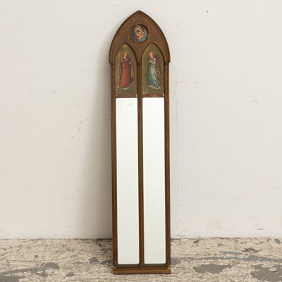 Lot 108 - Gothic Style Arched Mirror