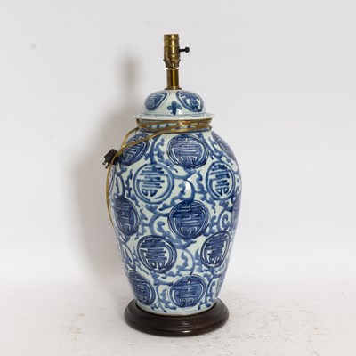 Lot 111 - Chinese Blue and White Porcelain Ginger Jar