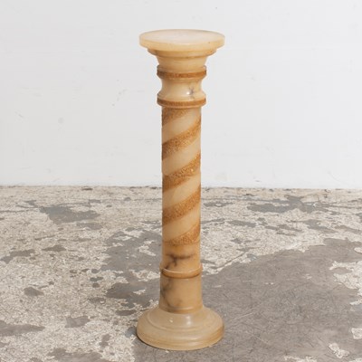 Lot 357 - Alabaster Pedestal