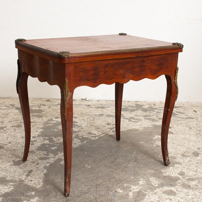 Lot 148 - French Marquetry Games Table