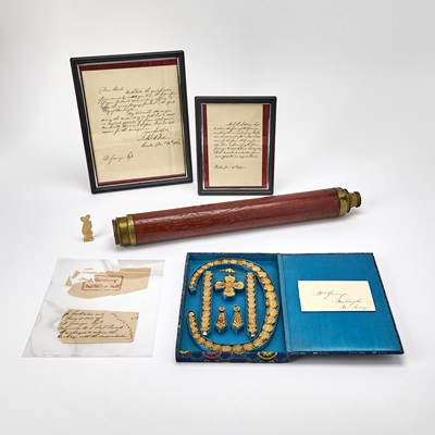 Lot 108 - A Rare and Important Ensemble of China Trade Gold Jewelry