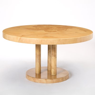 Lot 216 - Karl Springer Lacquered Circular Dining Table