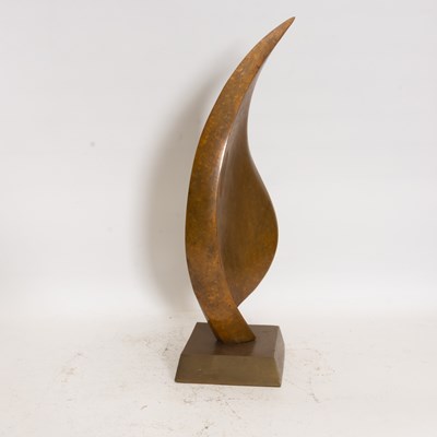 Lot 144 - Bronze Abstract Sculpture