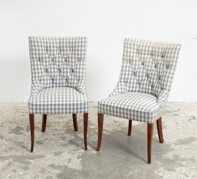 Lot 356 - Pair of Tufted Side Chairs