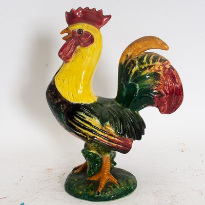 Lot 301 - Italian Glazed Ceramic Rooster