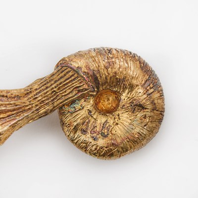 Lot 297 - After Salvador Dali Silver Gilt and Enamel "Ménagère Mollusc" Pattern Flatware Place Setting