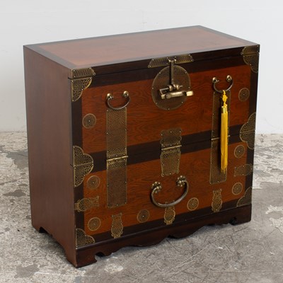 Lot 290 - Asian Brass Mounted Chest