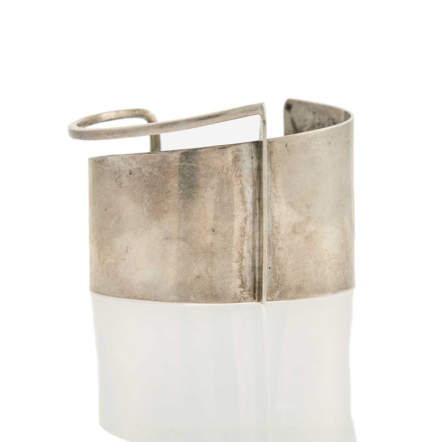 Lot 2135 - Ed Weiner Silver Cuff Bangle Bracelet