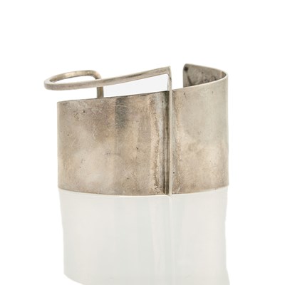 Lot 2135 - Ed Weiner Silver Cuff Bangle Bracelet