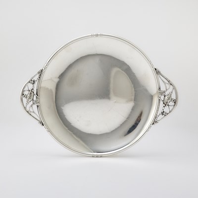 Lot 157 - Michael C. Fina Sterling Silver Two-Handled Serving Tray
