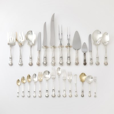 Lot 146 - Gorham Sterling Silver "Buckingham" Pattern Flatware Service