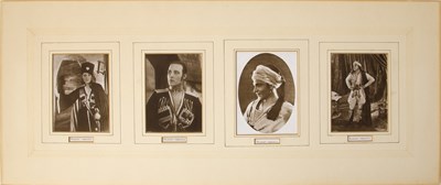 Lot 118 - Four Press Photos of Rudolph Valentino