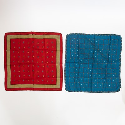 Lot 213 - Two Sports Themed Pocket Squares