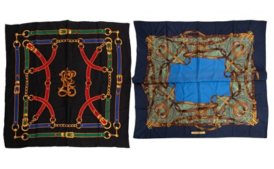 Lot 218 - Two Ralph Lauren Silk Scarves